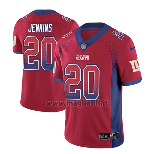 Maglia NFL Limited New York Giants Janoris Jenkins Rosso 2018 Rush Drift Fashion